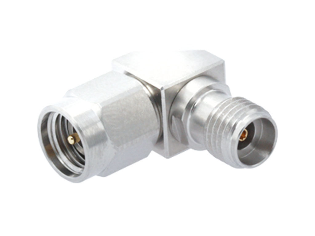 High-frequency right-angle RF test adapter