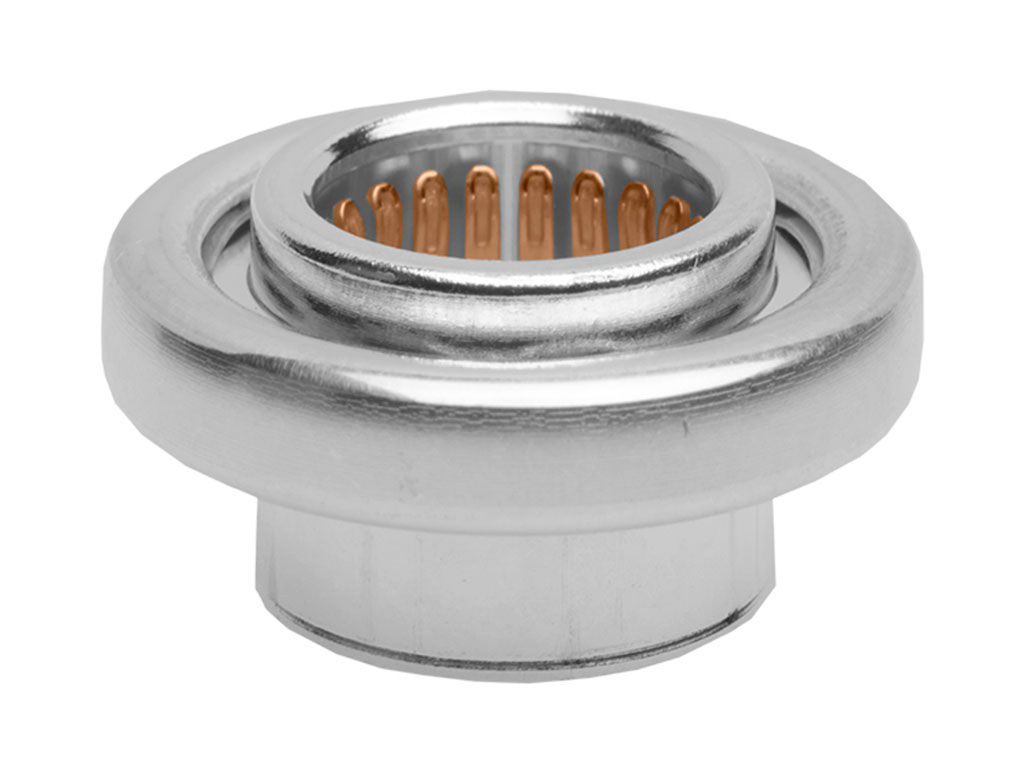 Sentrality 6.00mm top-entry, knurled press-fit socket assembly with +/-1.00mm self-alignment capability. 