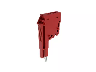 DIN rail terminal block test plug.