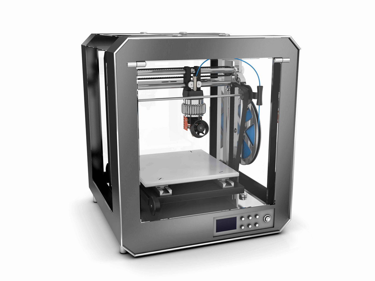 3D printer tear down showing Molex connectors. 