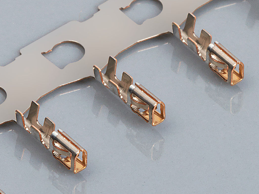 Molex Pico-Clasp female crimp terminal.