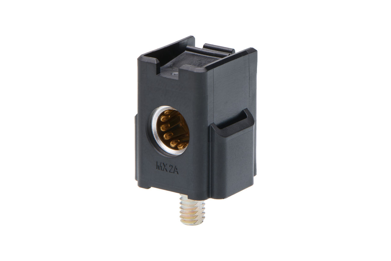 Molex HyperQube PCB receptacle.