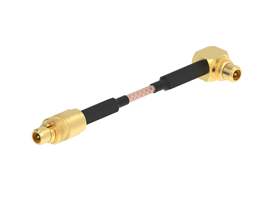 MMCX RF coaxial cable assembly. 