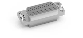 AirBorn RocKet Macro-D connector power plug with a panel-mount option.