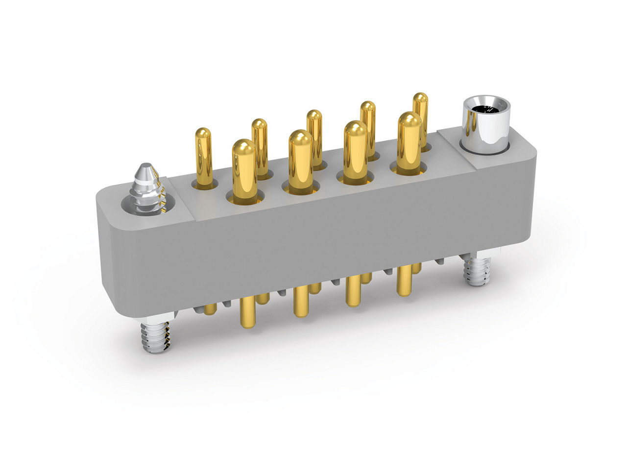 AirBorn PowerAmp Rectangular, Plastic, Power, Vertical Board or Cable Mount Plug