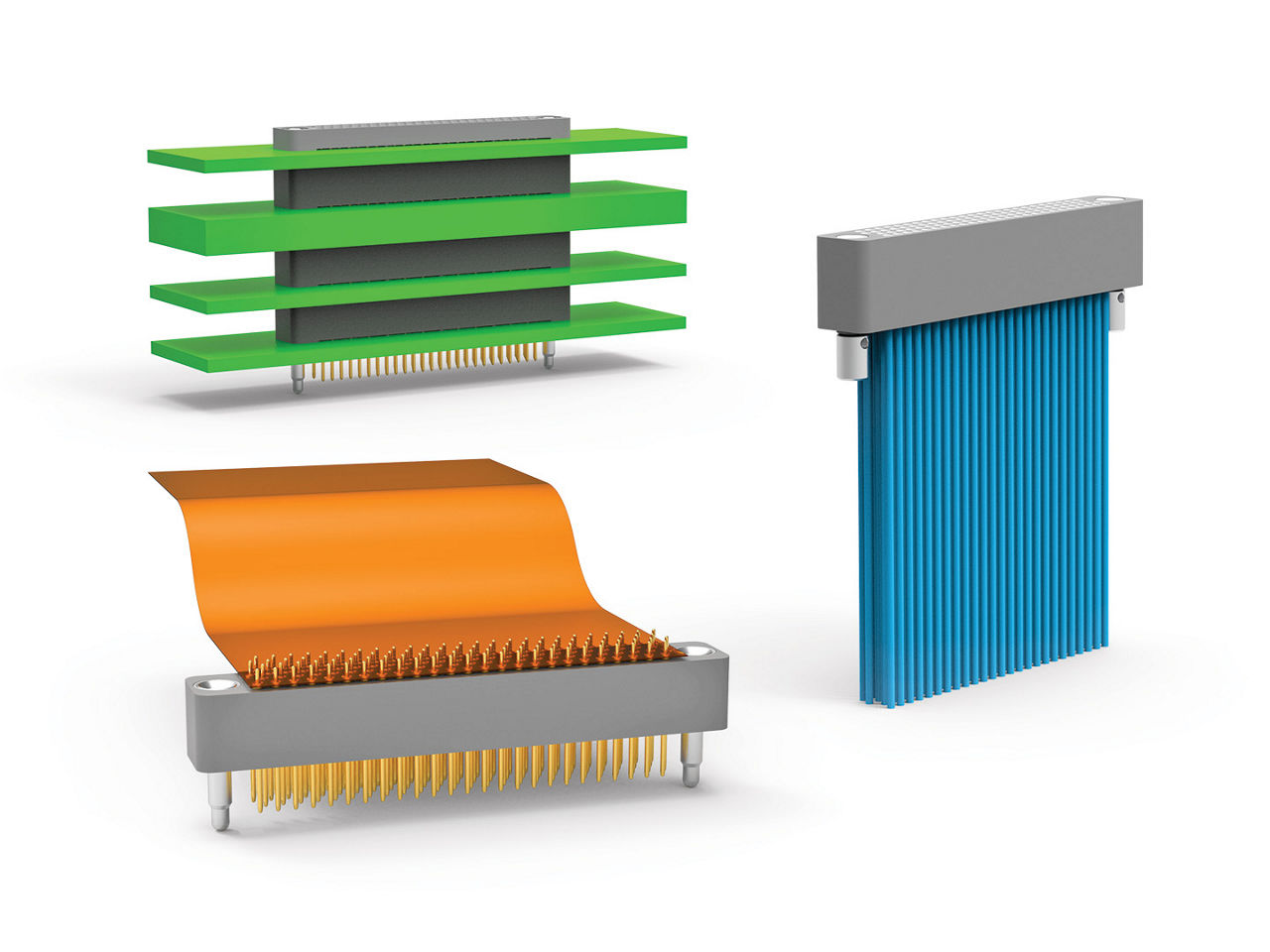Various AirBorn RC Series Stackable Connectors.