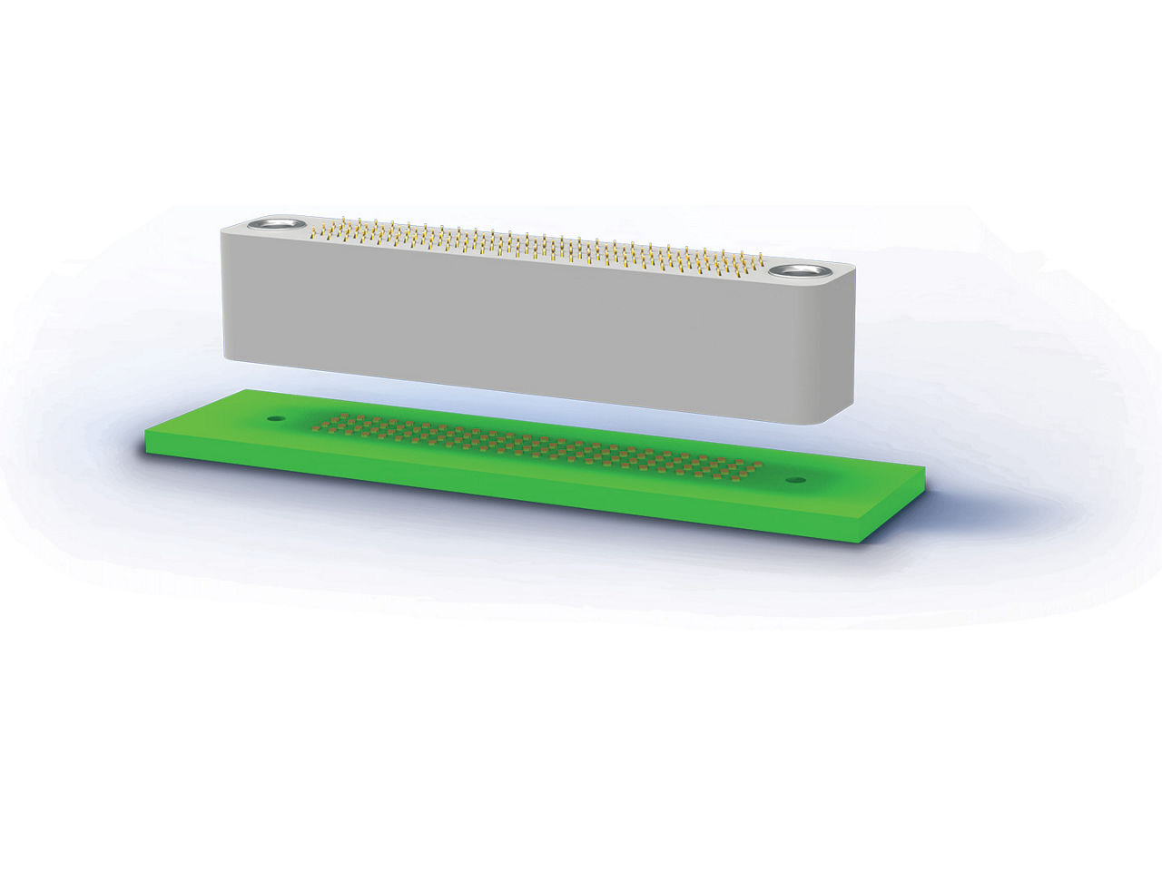 AirBorn Z Series compression interposer connectors solderless contact.