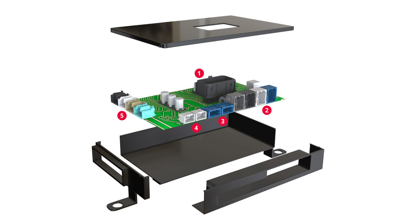  Body Control Module with Molex Connectors 