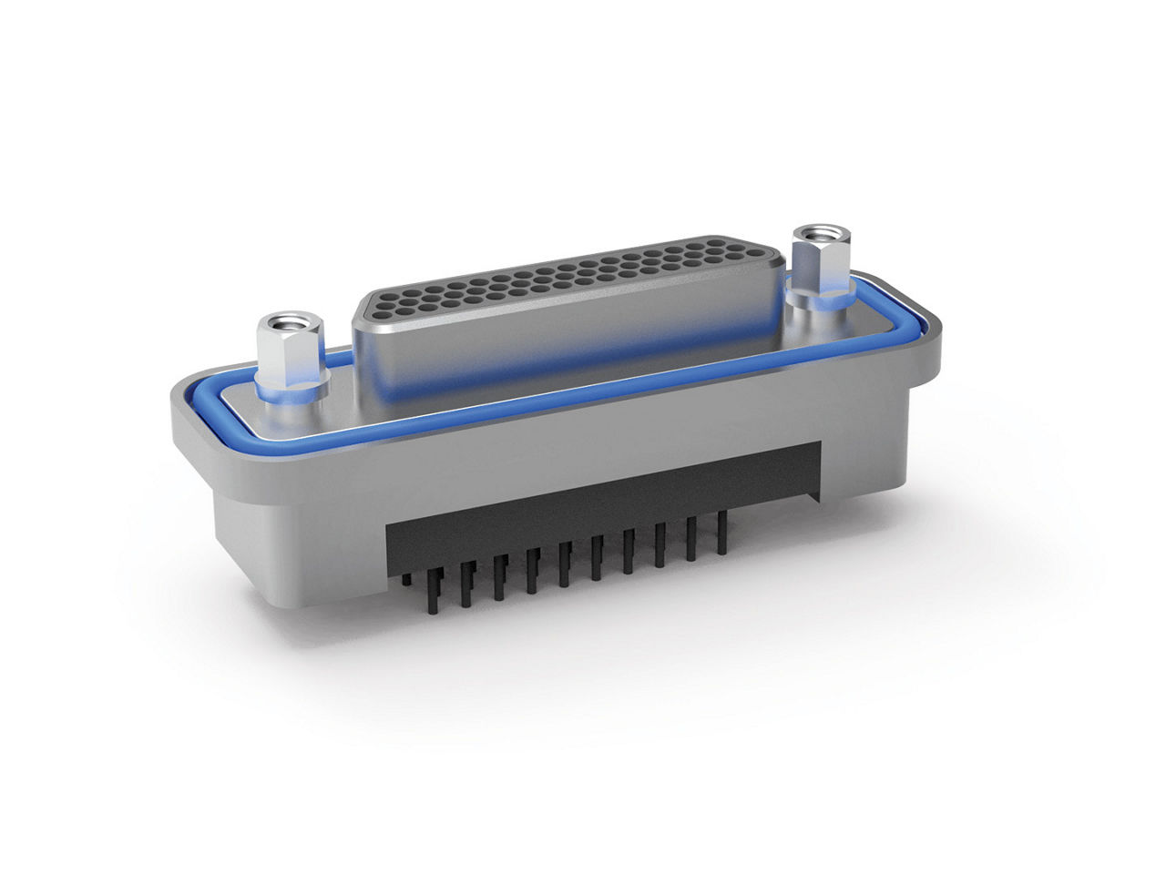 AirBorn M Series MIL-DTL-83513 Micro-D rear panel-mount connector.