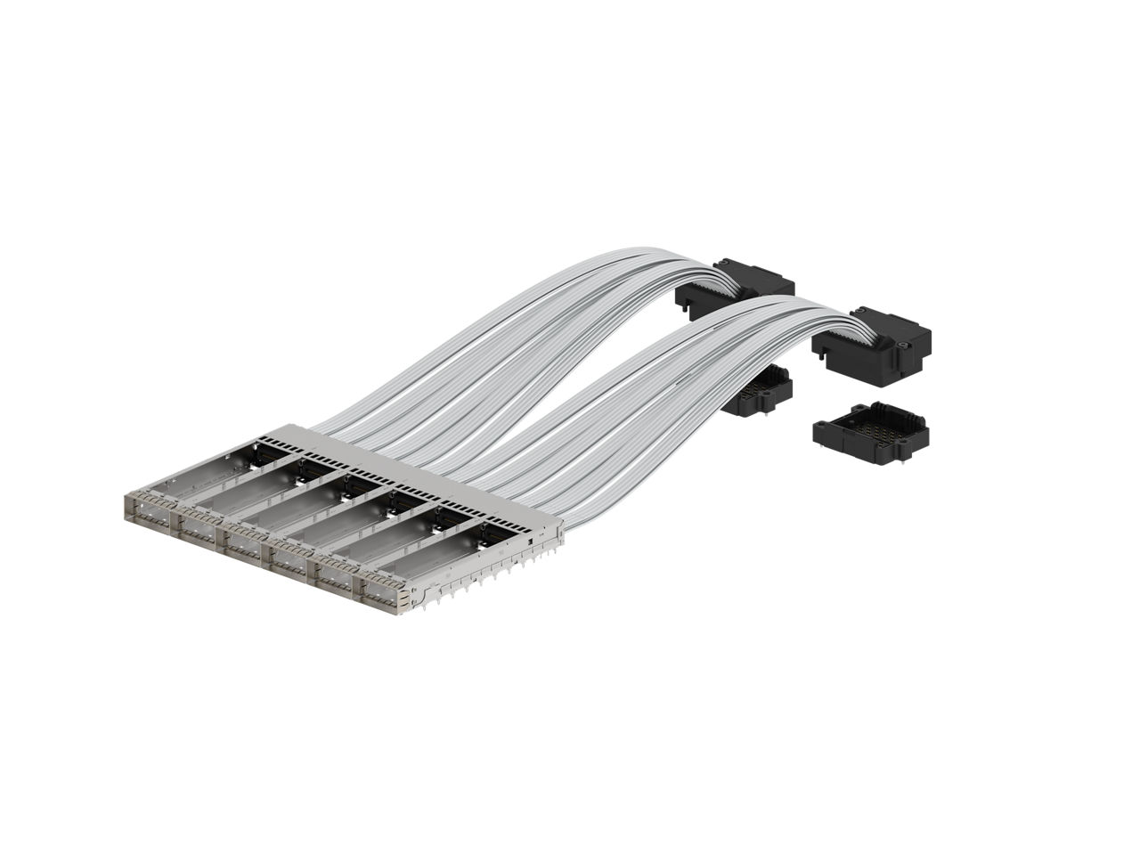 1x6 OSFP-to-2 CX2-DS 48DP BiPass Cables 