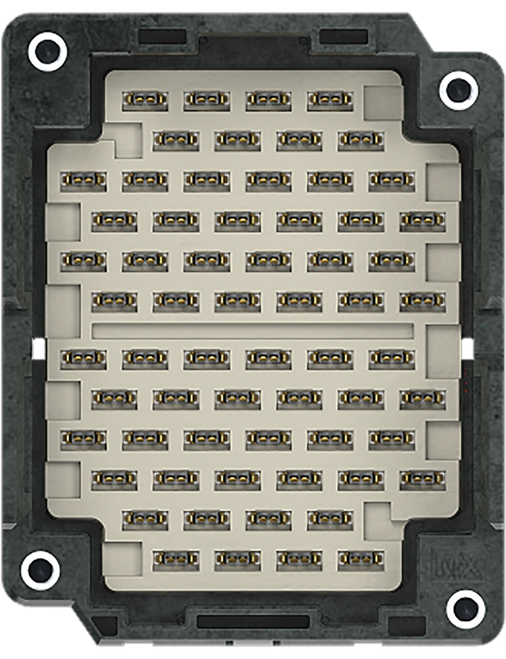 Molex 224G CX2-DS 64-differential pair standard and universal socket.