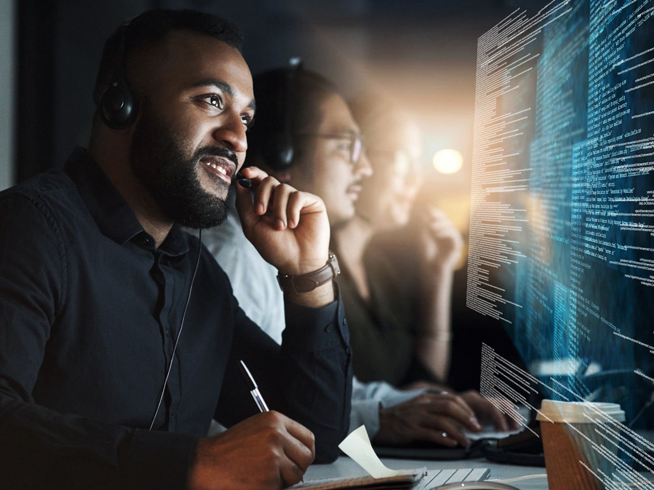 A skilled customer service representative provides responsive, reliable service.