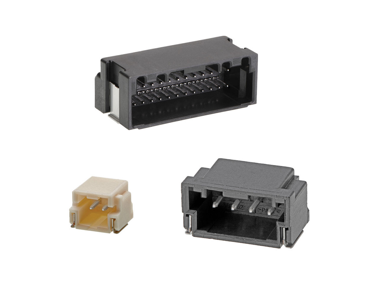 DuraClik single- and dual-row PCB headers. 