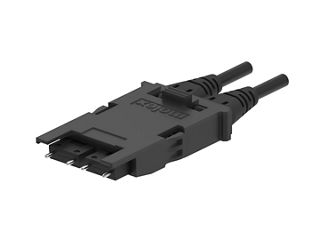 ELSFP Optical Connector with two 12-fiber MT ferrules.