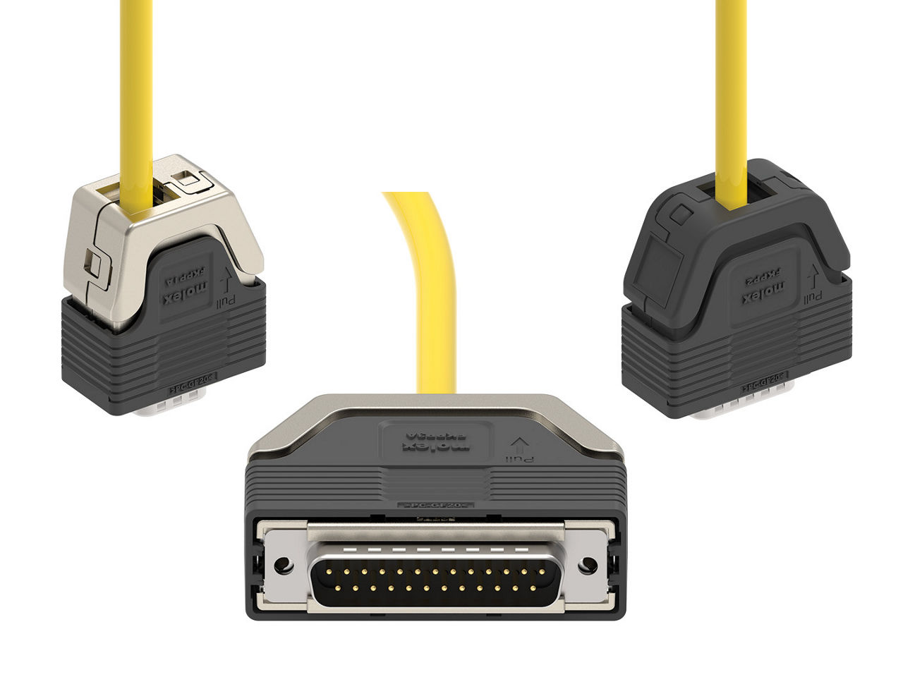 EasyLock D-Sub Connector Backshells | Push-Pull Locking | Molex