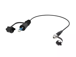 Ruggedized fiber-to-the-tower optical jumper cable. 