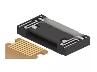 FlexiSnap Series FFC/FPC connector and flat flexible cable. 