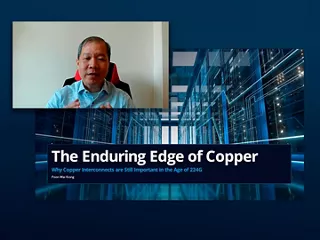 Webinar image of Enduring the Edge of Copper featuring Molex's keynote speaker. 