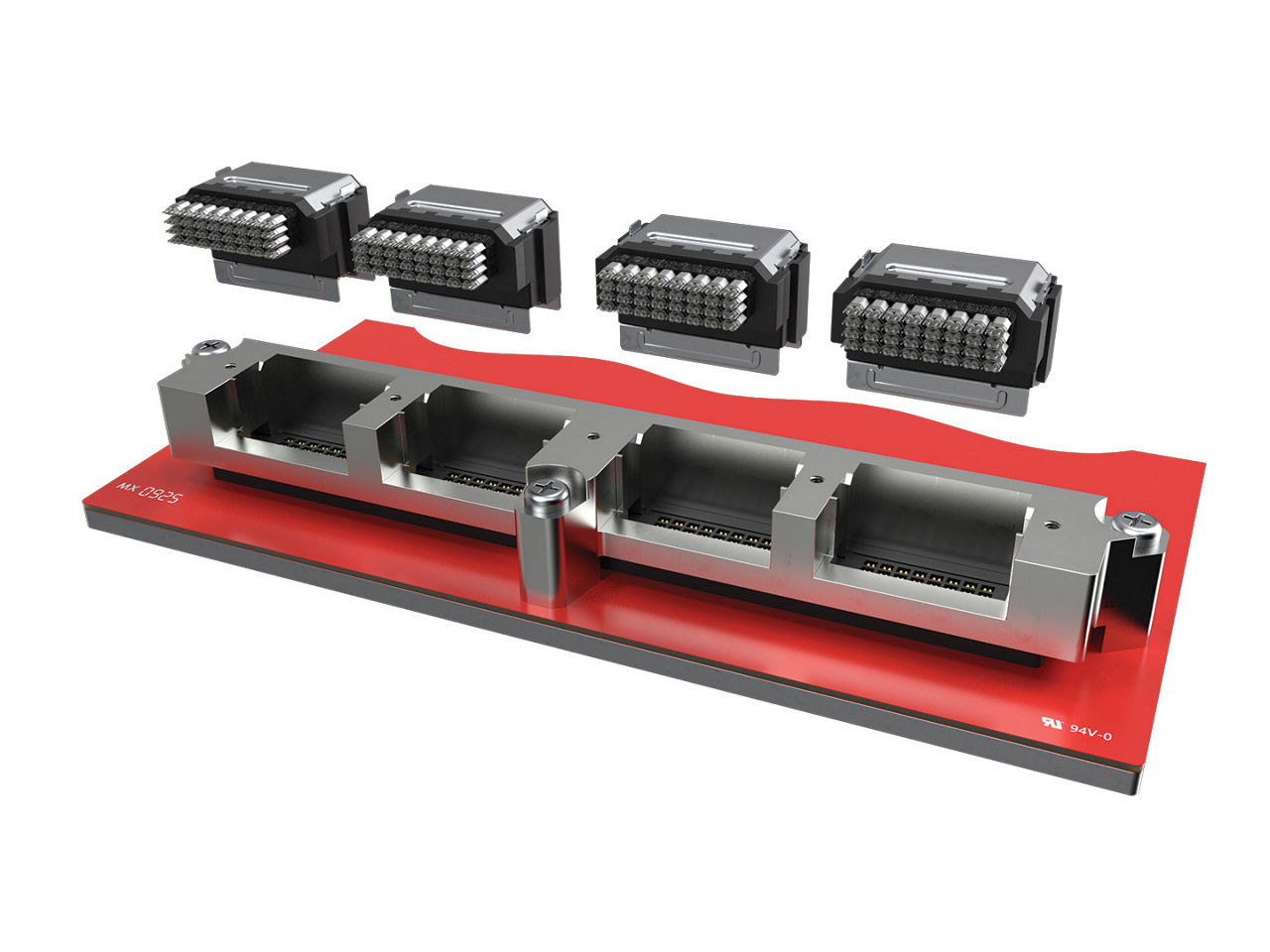 Impress Co-Packaged Copper Solution mounted to a PCB.