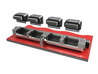 Impress Co-Packaged Copper Solution mounted to a PCB.