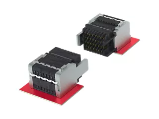 Molex 224G Inception backplane daughter card to daughter card mating. 