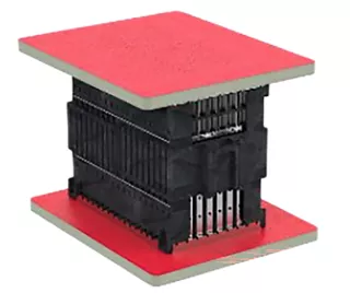 Molex 224G Inception backplane vertical header-to-vertical header mating. 