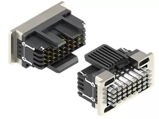 Molex Inception backplane connectors and twinax cables. 