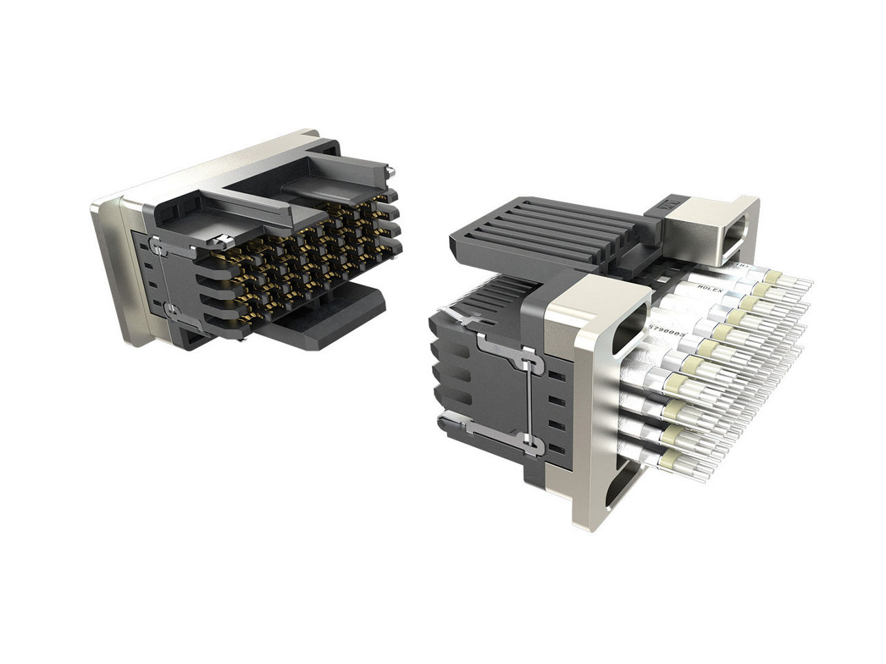 Inception backplane connectors and twinax cable assemblies. 