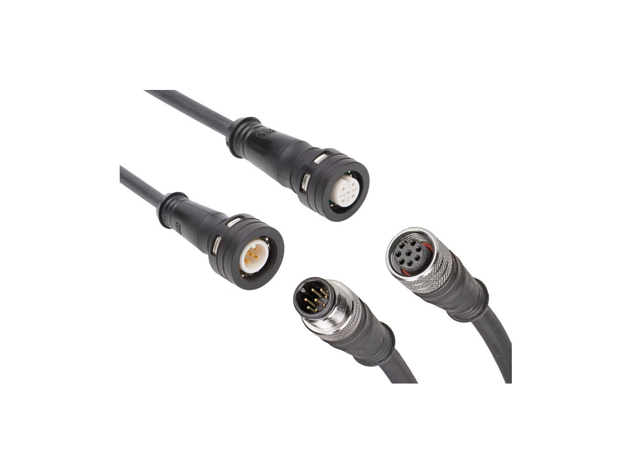 M12 Industrial Cable Assemblies.