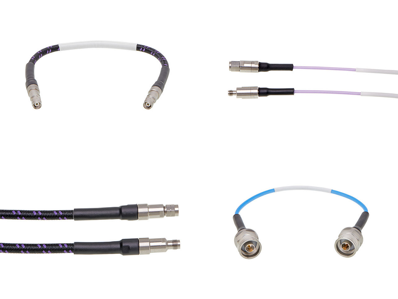 Molex RF connector and cable assemblies for test and measurement. 