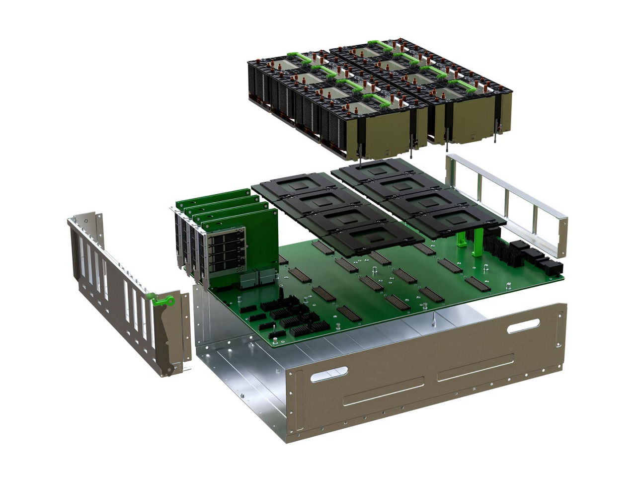 Mezzanine Connectors Exploded View