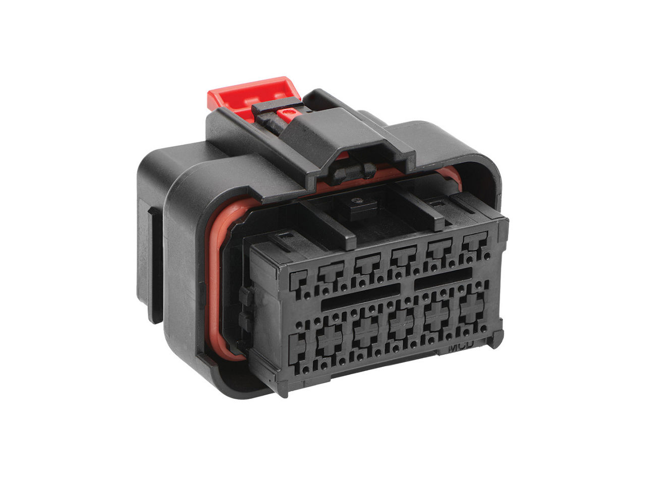 Mini50 sealed panel-mount receptacle. 