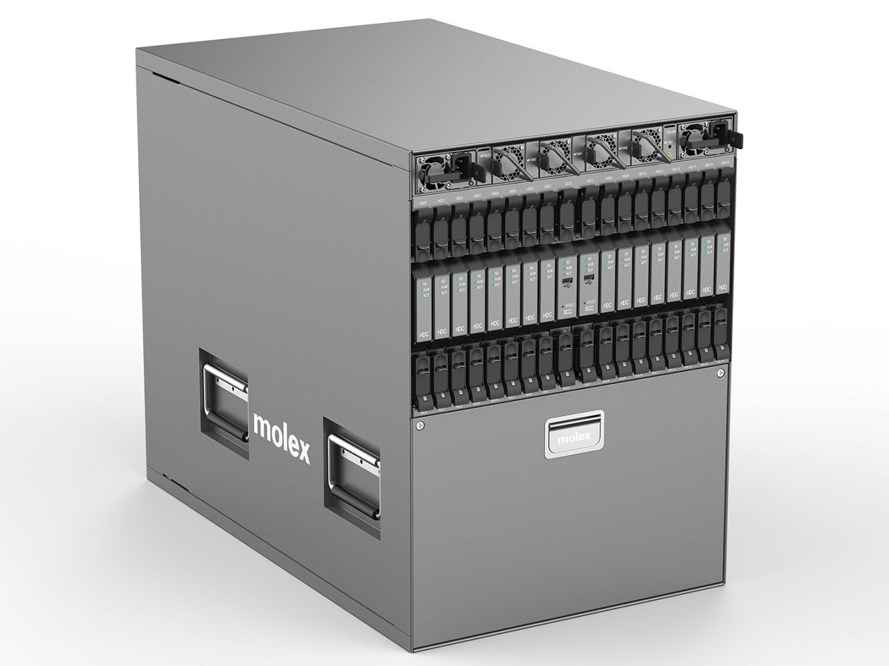 Optical Circuit Switch platform designed for serviceability for mass deployments. 