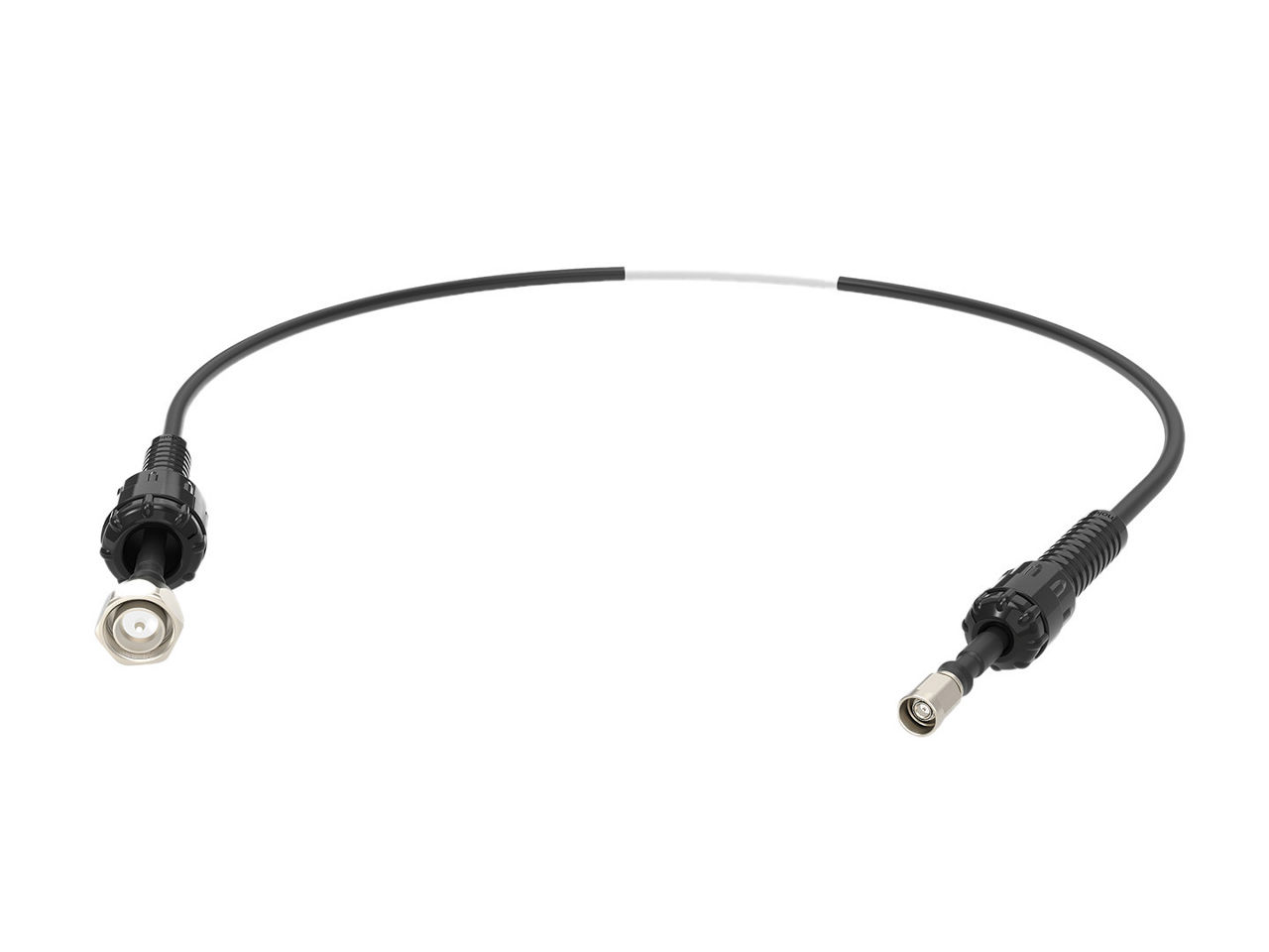 4.3-10 to 1/2 inch Helical Flexible RF jumper cable, low PIM coaxial jumper.