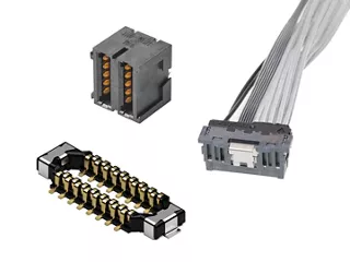 EXTreme PowerEnergetiCコネクター、Quad-Row基板対基板用コネクター、KickStartコネクターを含む、Molexの角型コネクター群。