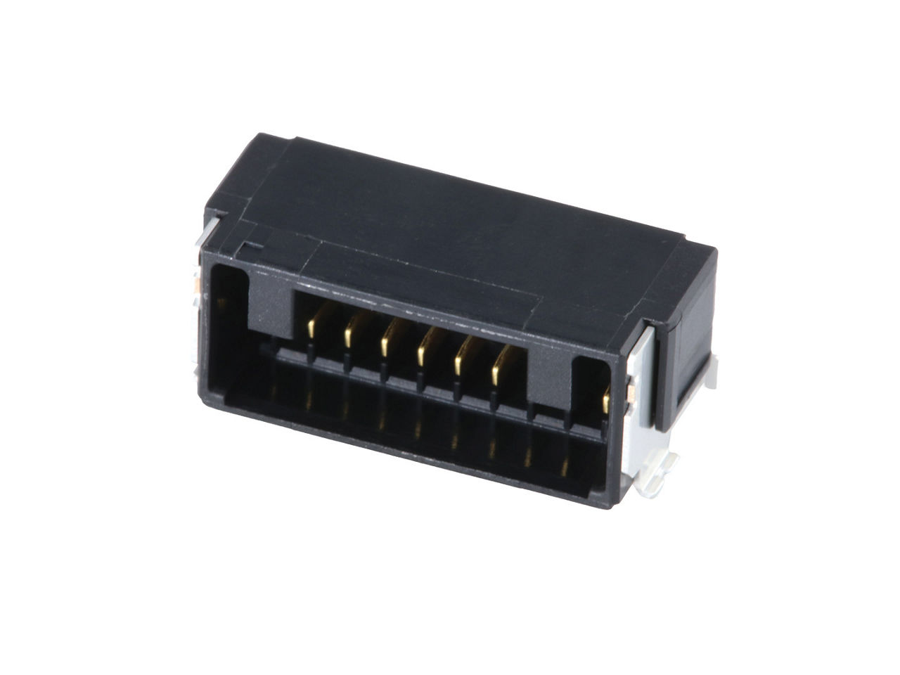 Rely-On connector vertical header with pick and place cap.