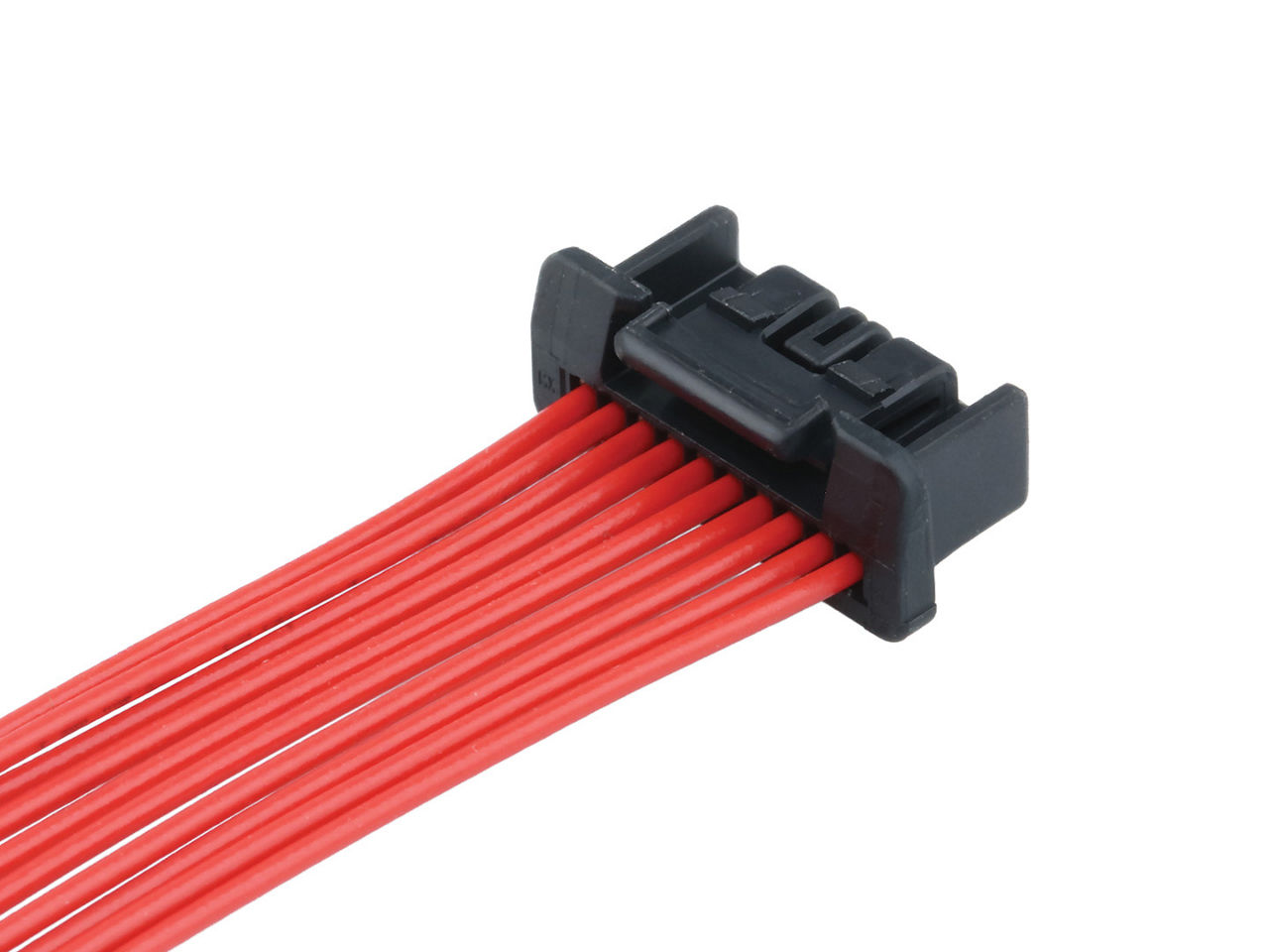 Rely-On connector housing terminated to discrete wires.