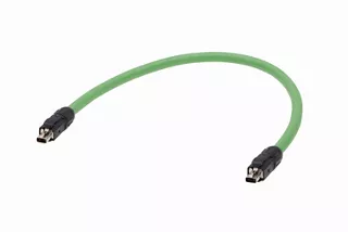 Molex T1 industrial single-pair ethernet (SPE) M12 plug cable assembly.