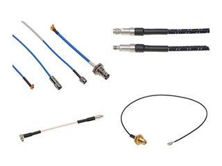 High-performance RF coaxial cable assemblies. 