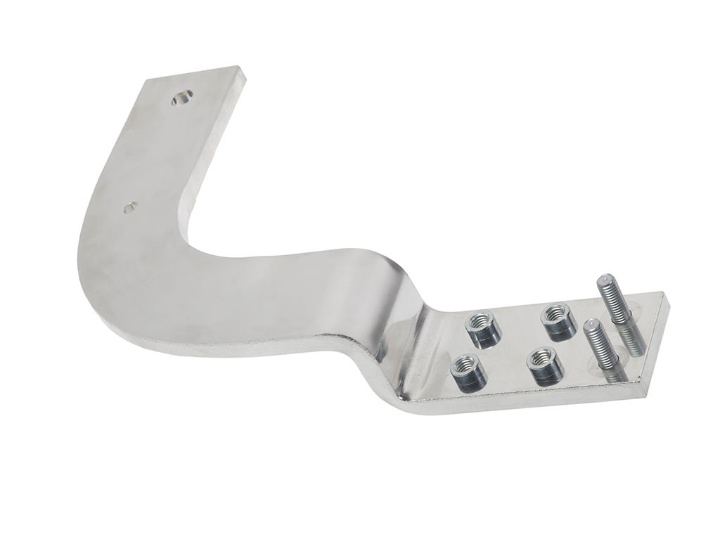 Molex rigid busbar with bends and screw mounts.