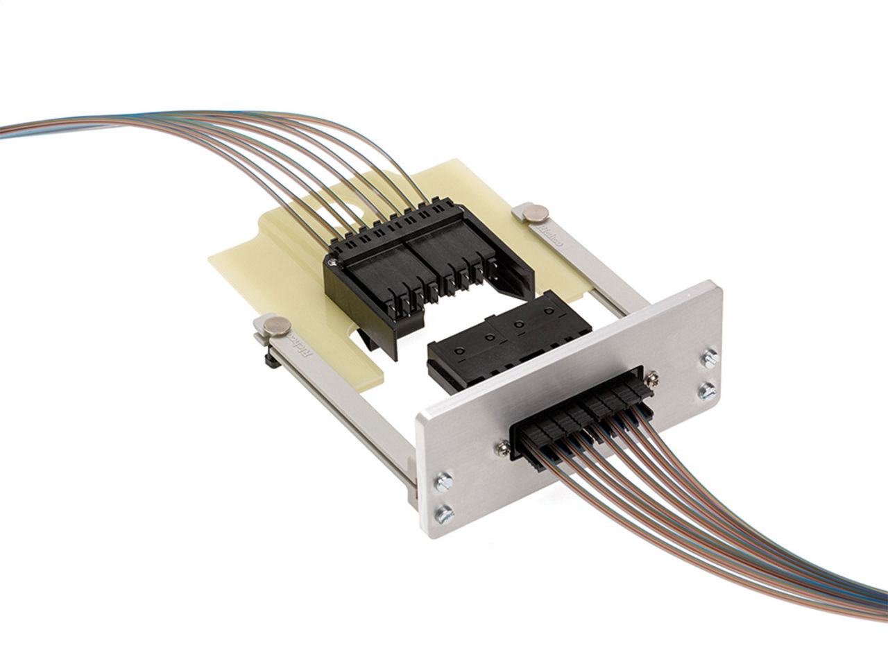 Versatile Format Interconnect (VFI) 1x8 backplane connector assembly.