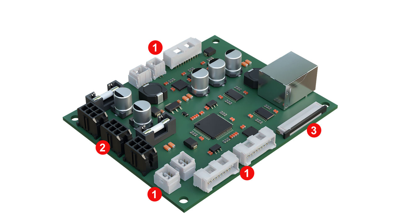 3D Printer Control Board Connectors 