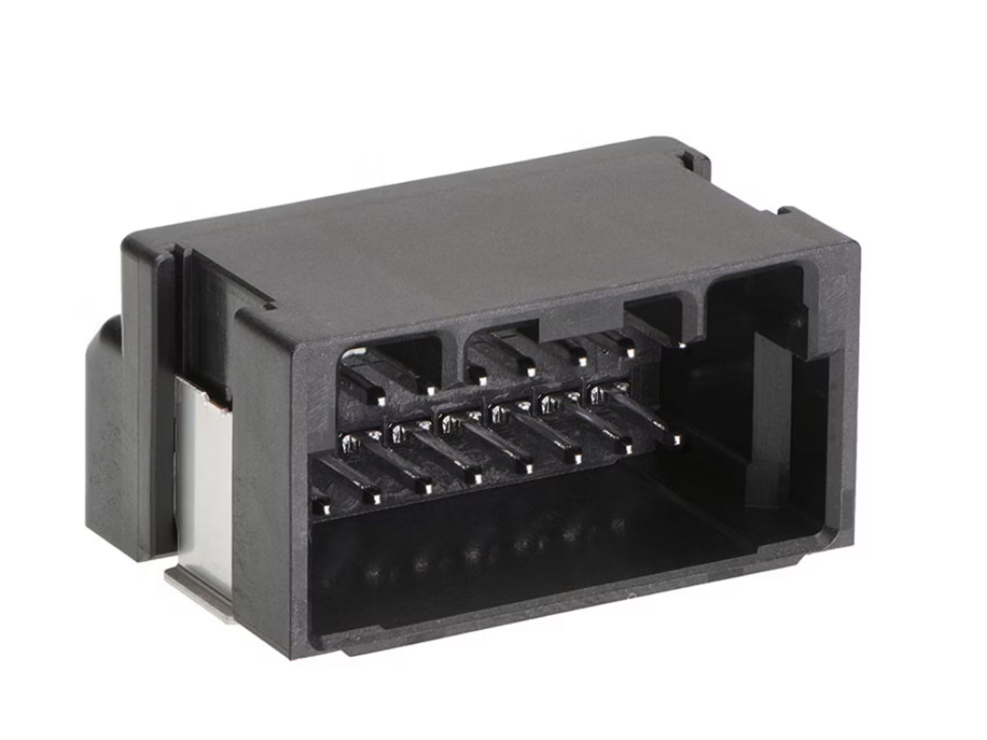 Molex DuraClik male header with exposed pins.