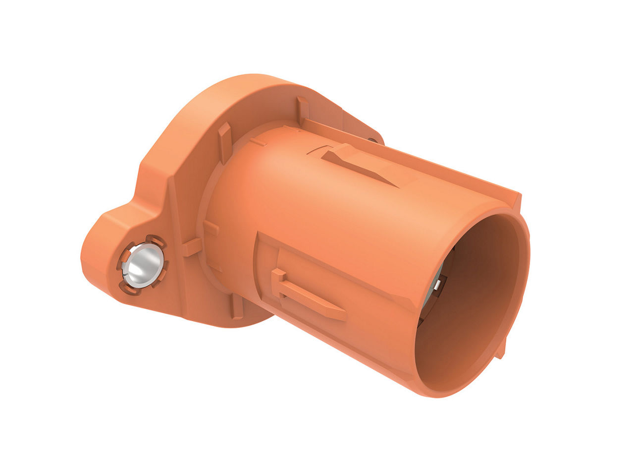 eHV60 高电压汽车连接器垂直插座头。