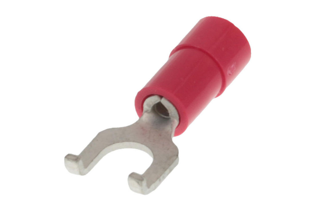 InsulKrimp metric flanged spade tongue terminal.