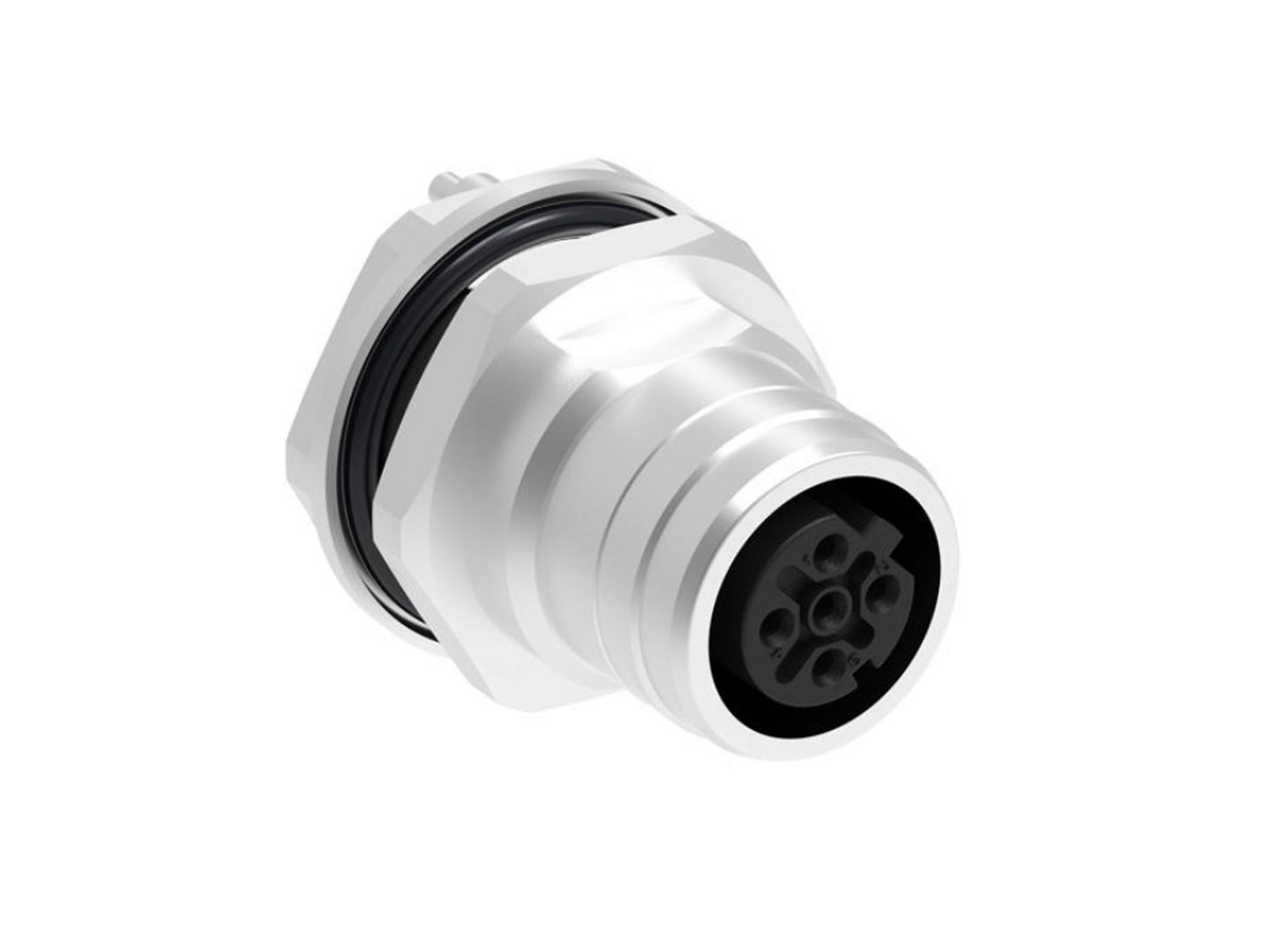 Molex M12 D-Coded receptacle.