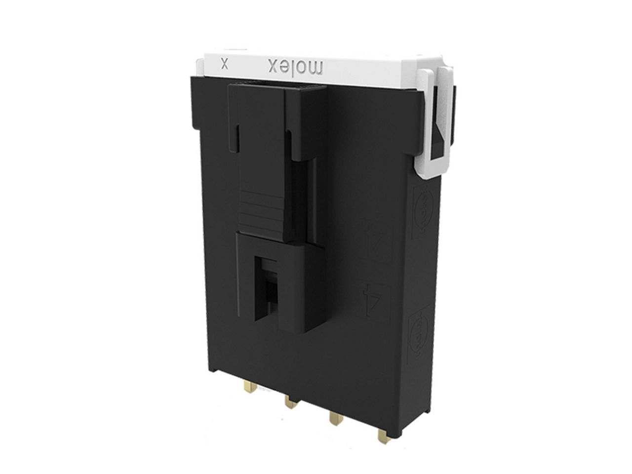Mega-Fit Single Row Connector with TPA