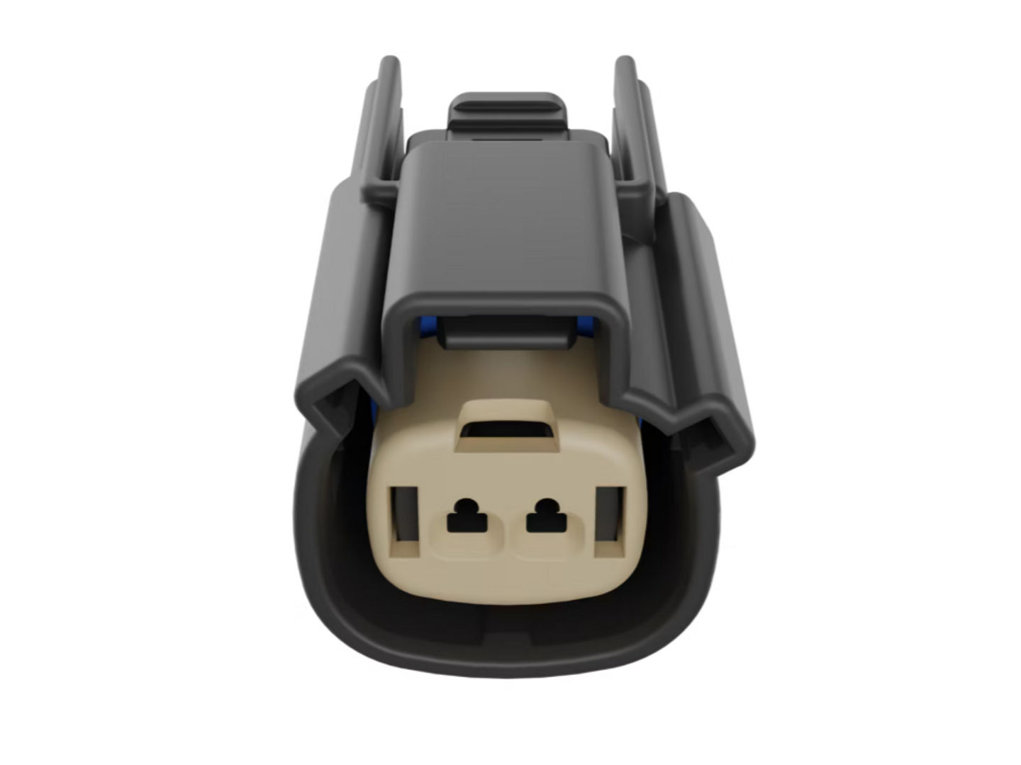 Molex MX150 connector with keying option C.